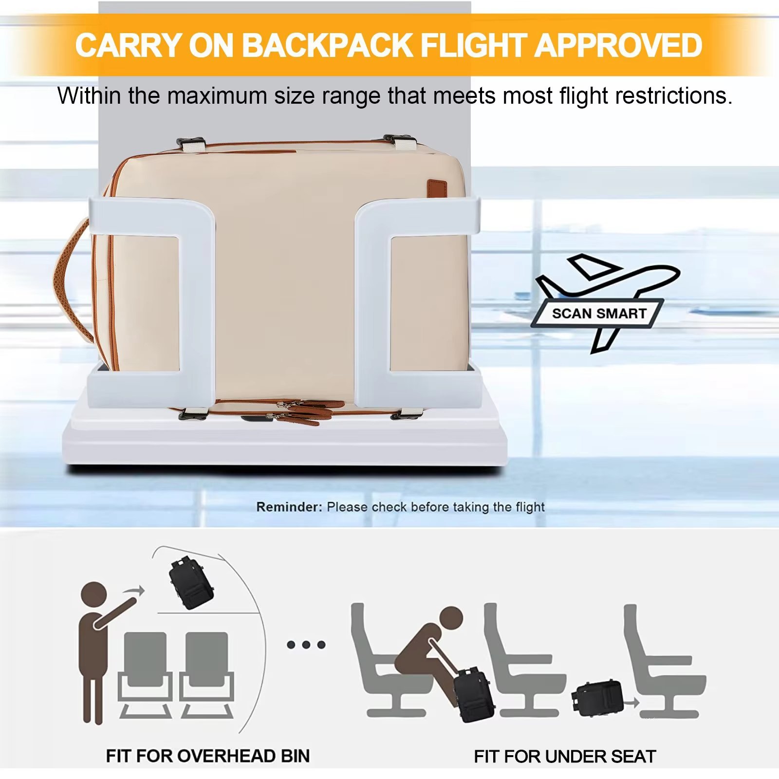Water-Resistant Large Capacity Business Travel School Oxford Laptop Backpack product detail