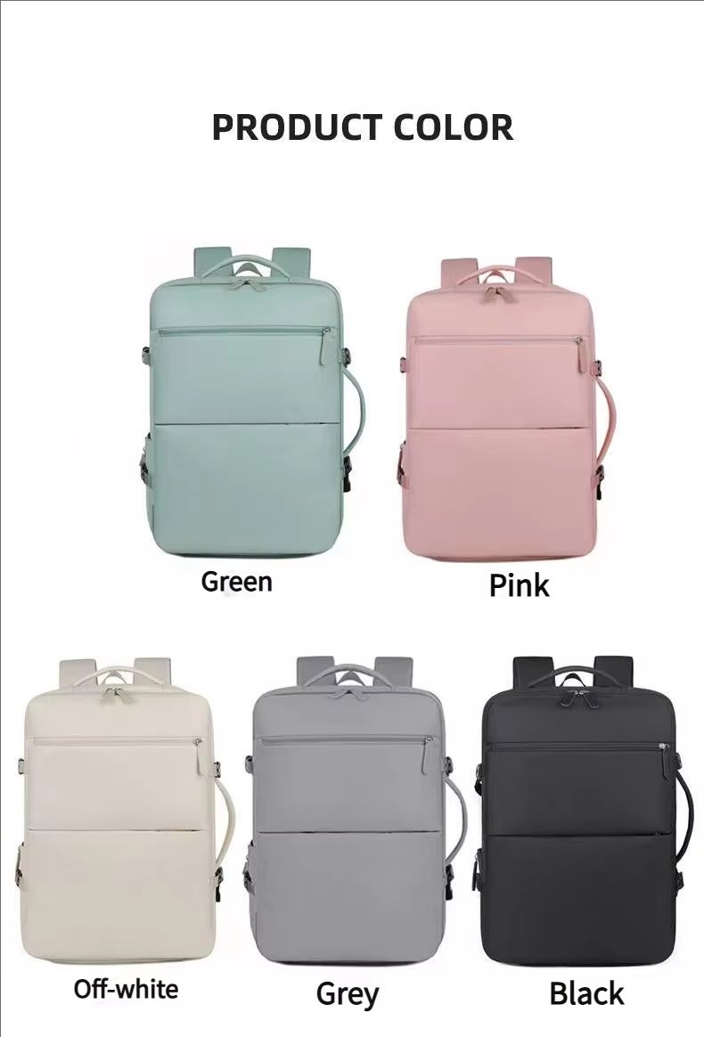Water-Resistant Large Capacity USB Business Travel Oxford Laptop Backpack product detail