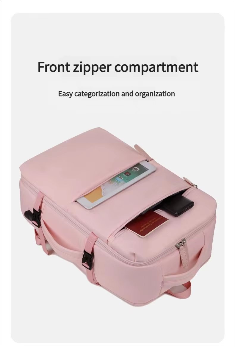 Water-Resistant Large Capacity USB Business Travel Oxford Laptop Backpack product detail