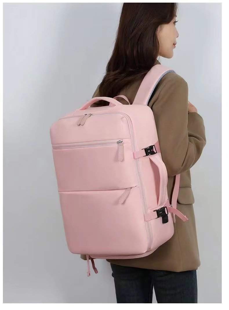 Water-Resistant Large Capacity USB Business Travel Oxford Laptop Backpack product detail
