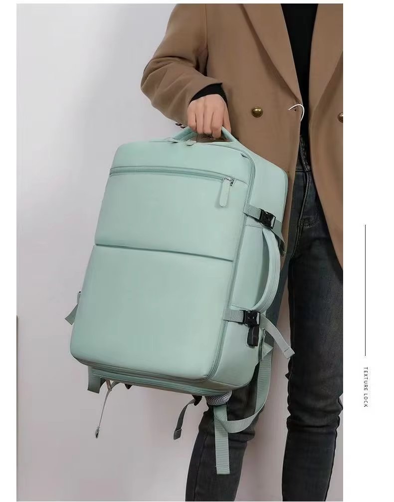 Water-Resistant Large Capacity USB Business Travel Oxford Laptop Backpack product detail