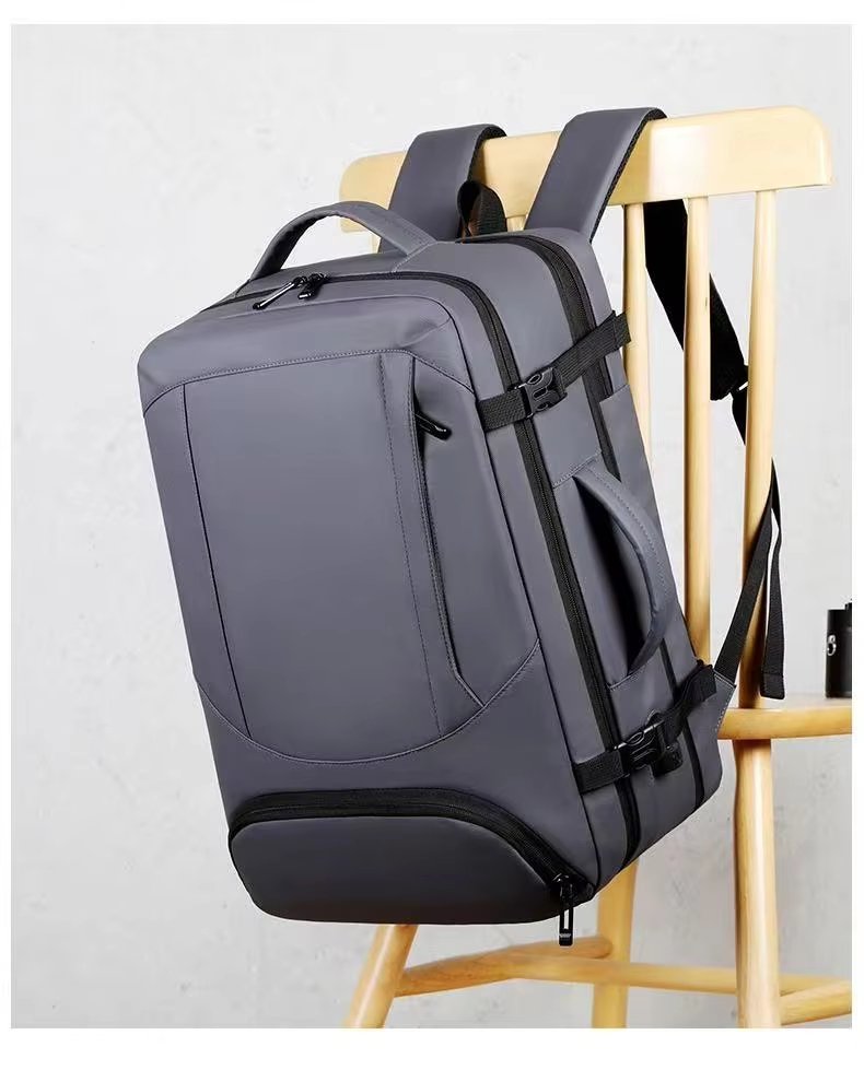 Water-Resistant Large Capacity Expandable Business Travel Oxford Laptop Backpack product detail