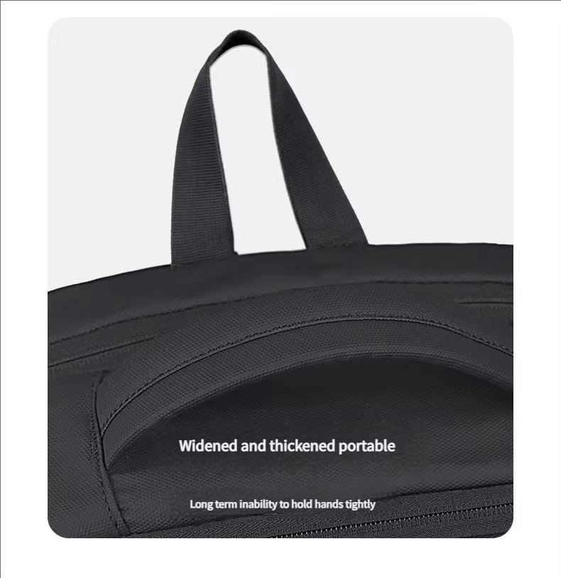 Water-Resistant USB Modern Business Travel PU Leather Laptop Backpack product detail
