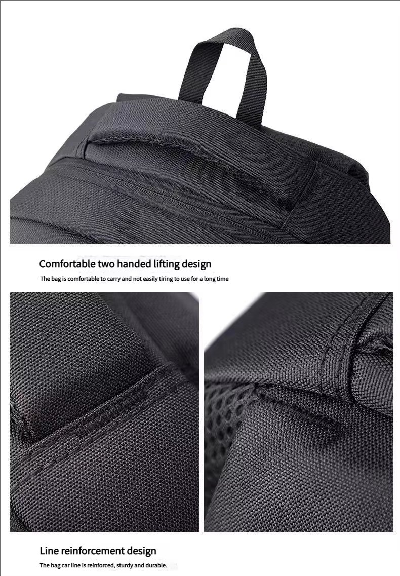 Anti-Theft Water-Resistant Large Capacity USB Business Nylon Laptop Backpack product detail