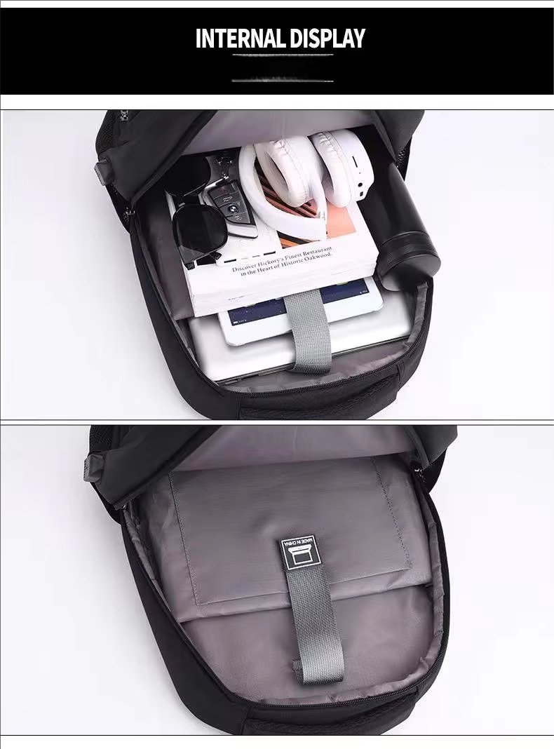 Anti-Theft Water-Resistant Large Capacity USB Business Nylon Laptop Backpack product detail