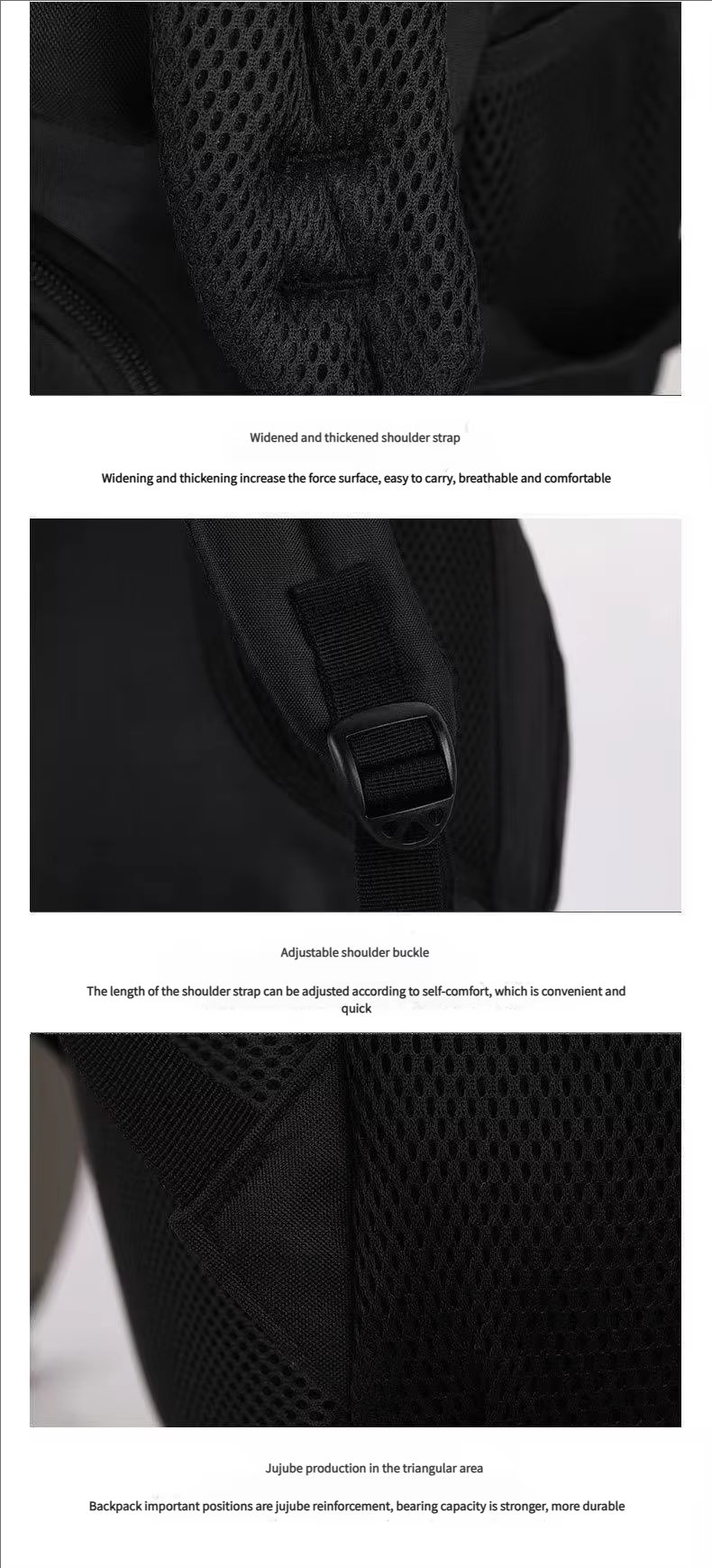 Anti-Theft Large Capacity USB Outdoor Business Oxford Laptop Backpack product detail