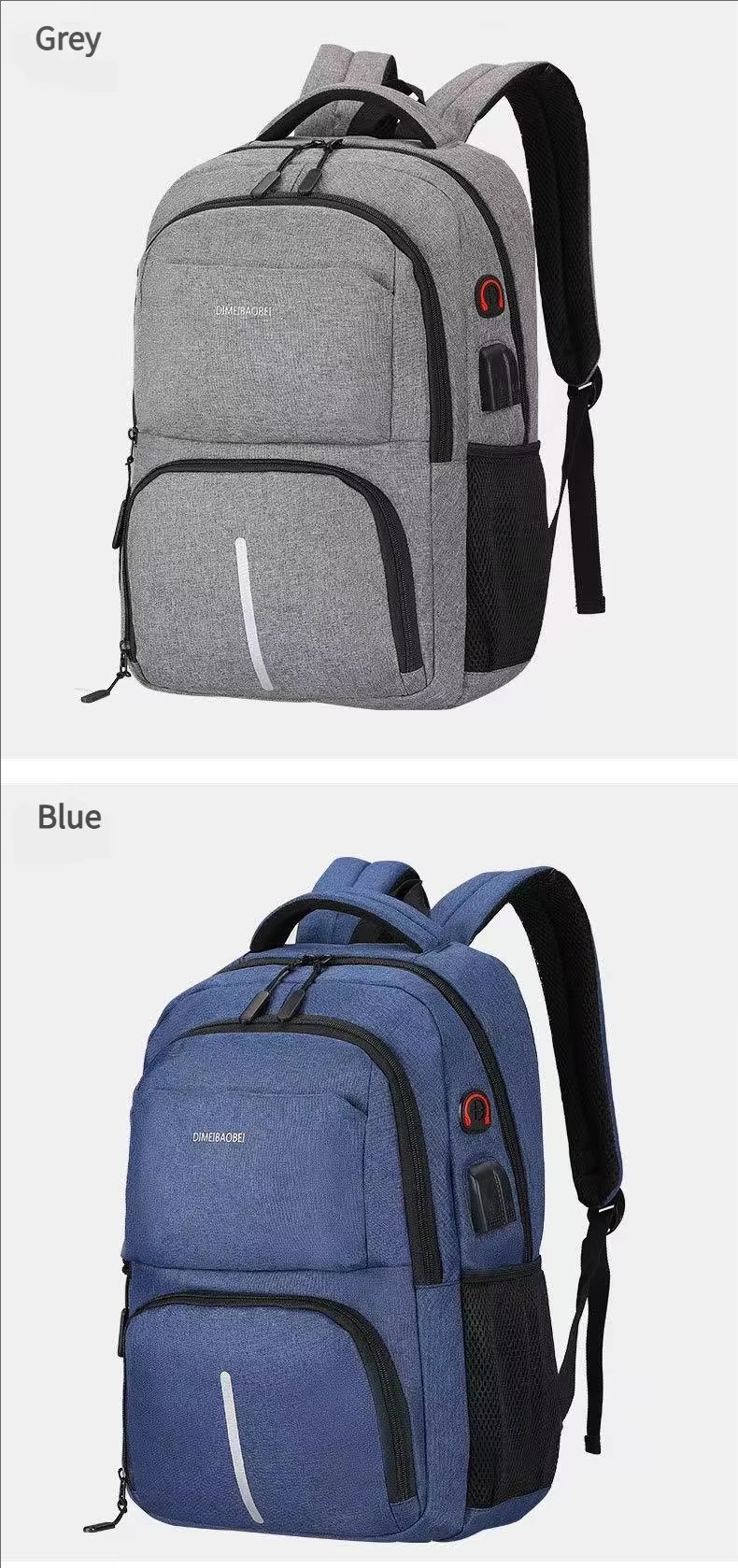 Anti-Theft Large Capacity USB Outdoor Business Oxford Laptop Backpack product detail