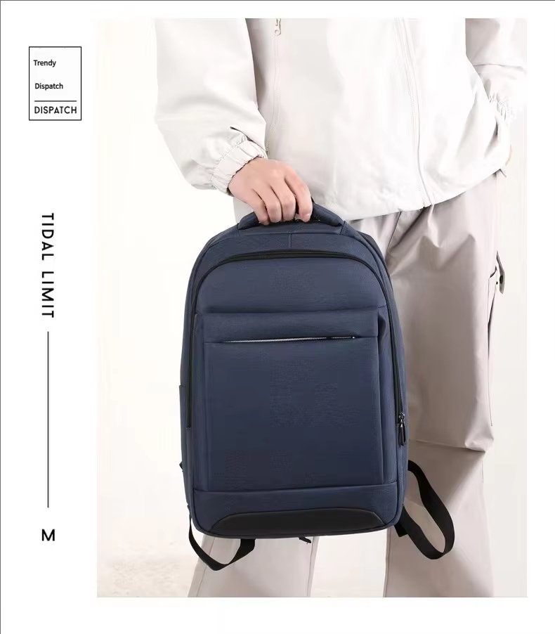 Water-Resistant Lightweight USB Modern Business Nylon Laptop Backpack product detail
