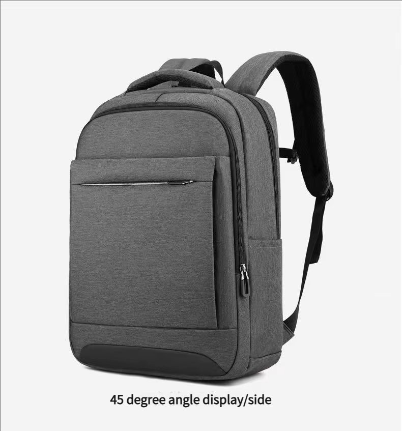Water-Resistant Lightweight USB Modern Business Nylon Laptop Backpack product detail