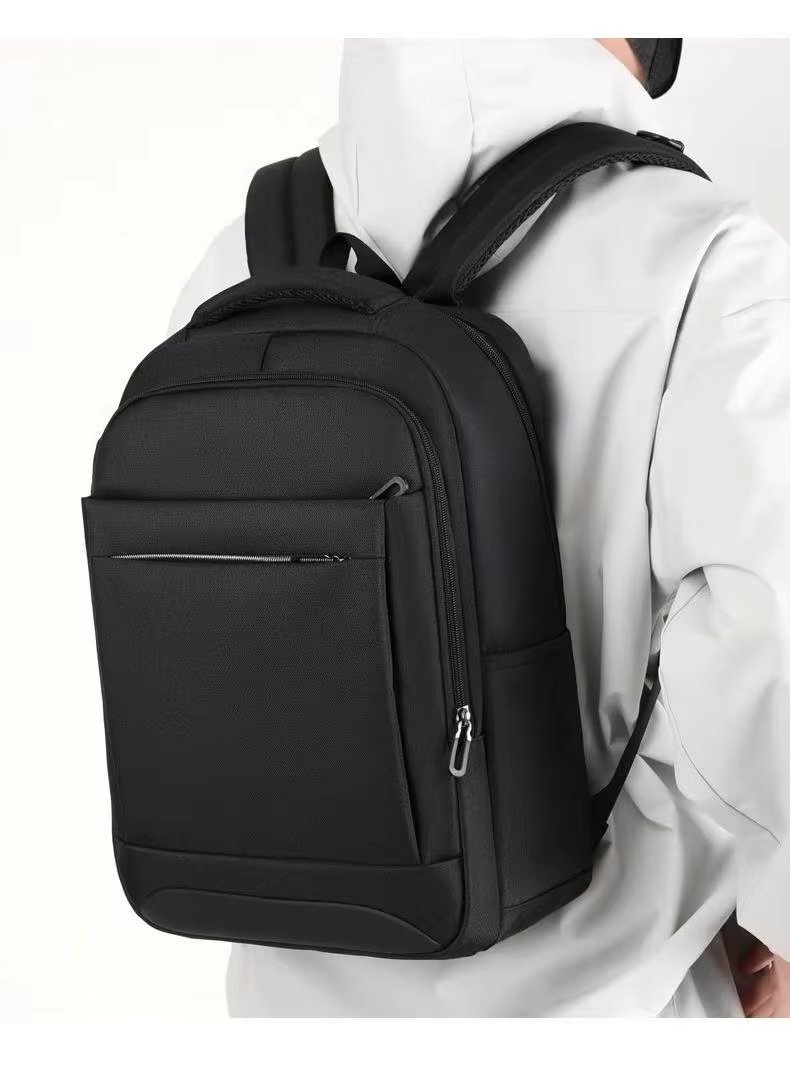 Water-Resistant Lightweight USB Modern Business Nylon Laptop Backpack product detail