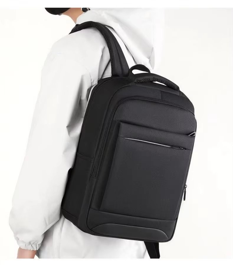 Water-Resistant Lightweight USB Modern Business Nylon Laptop Backpack product detail