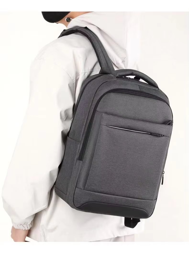 Water-Resistant Lightweight USB Modern Business Nylon Laptop Backpack product detail