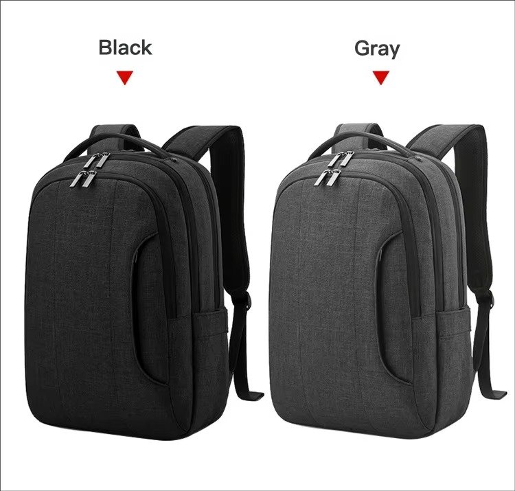 Custom Logo Business Laptop Backpack Lightweight College Student School Bag Waterproof Durable Travel Rucksack detail image