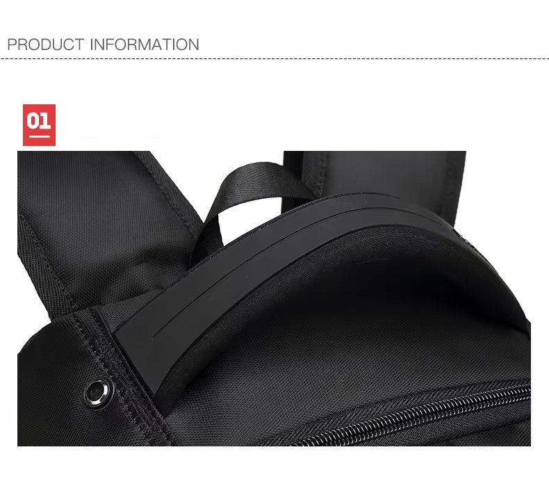 Water-Resistant Large Capacity Business Travel School Oxford Laptop Backpack product detail