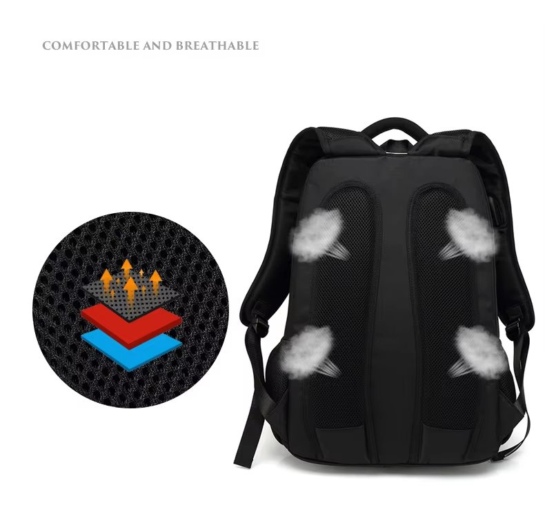 Water-Resistant Large Capacity Business Travel School Oxford Laptop Backpack product detail