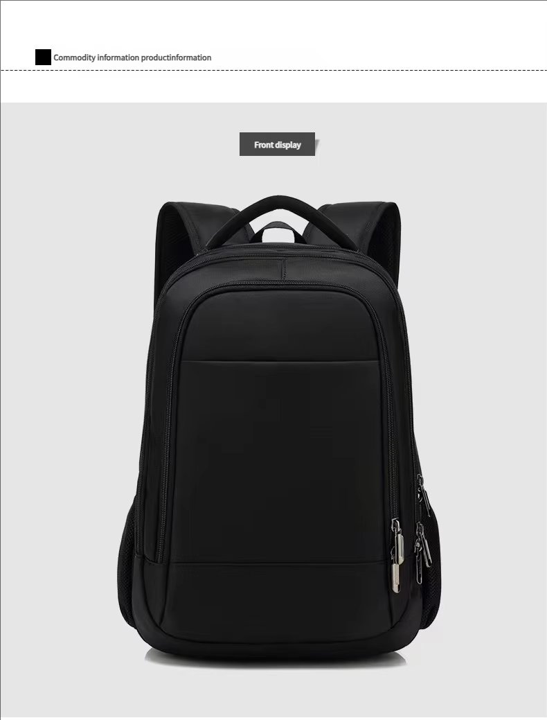 Water-Resistant Large Capacity Business Travel School Oxford Laptop Backpack product detail