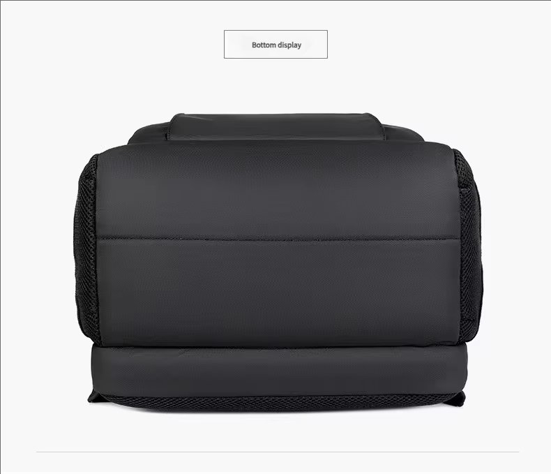Anti-Theft Water-Resistant Large Capacity USB Business PU Leather Laptop Backpack product detail
