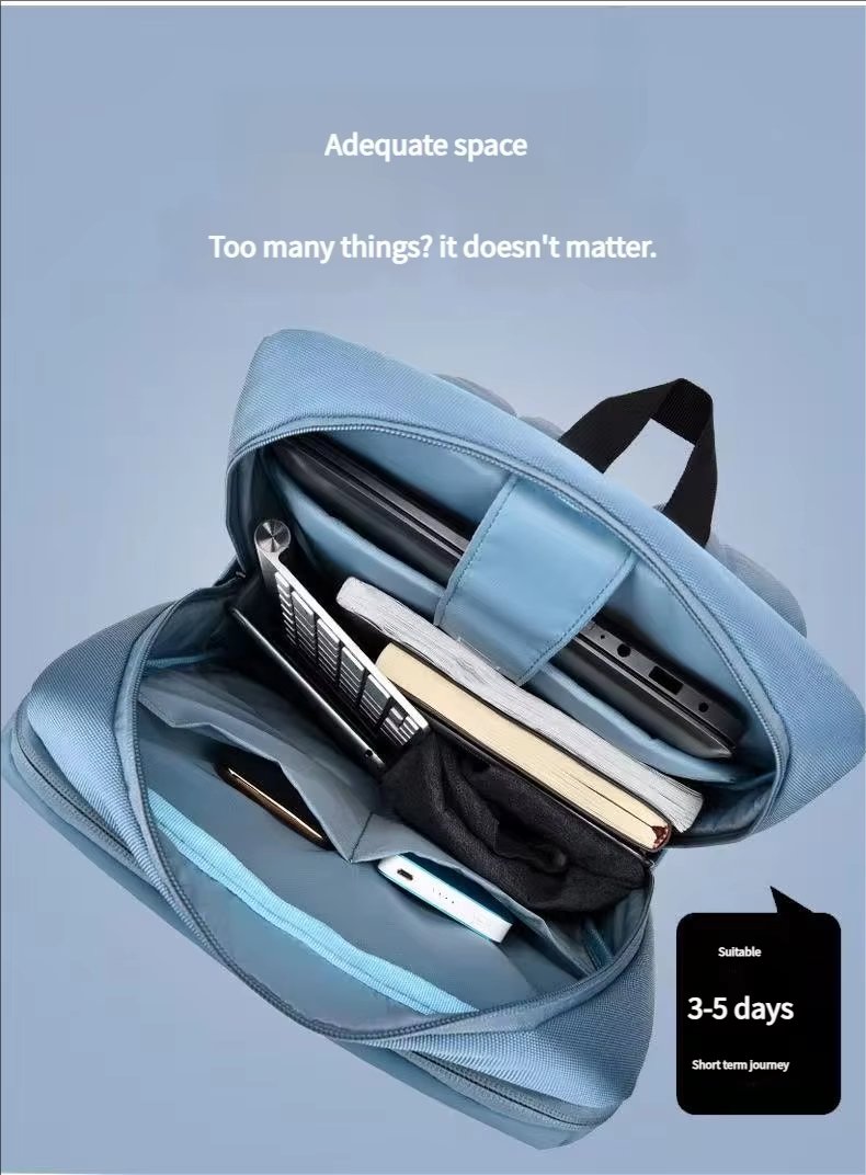 Water-Resistant Modern Business Travel School Oxford Laptop Backpack product detail