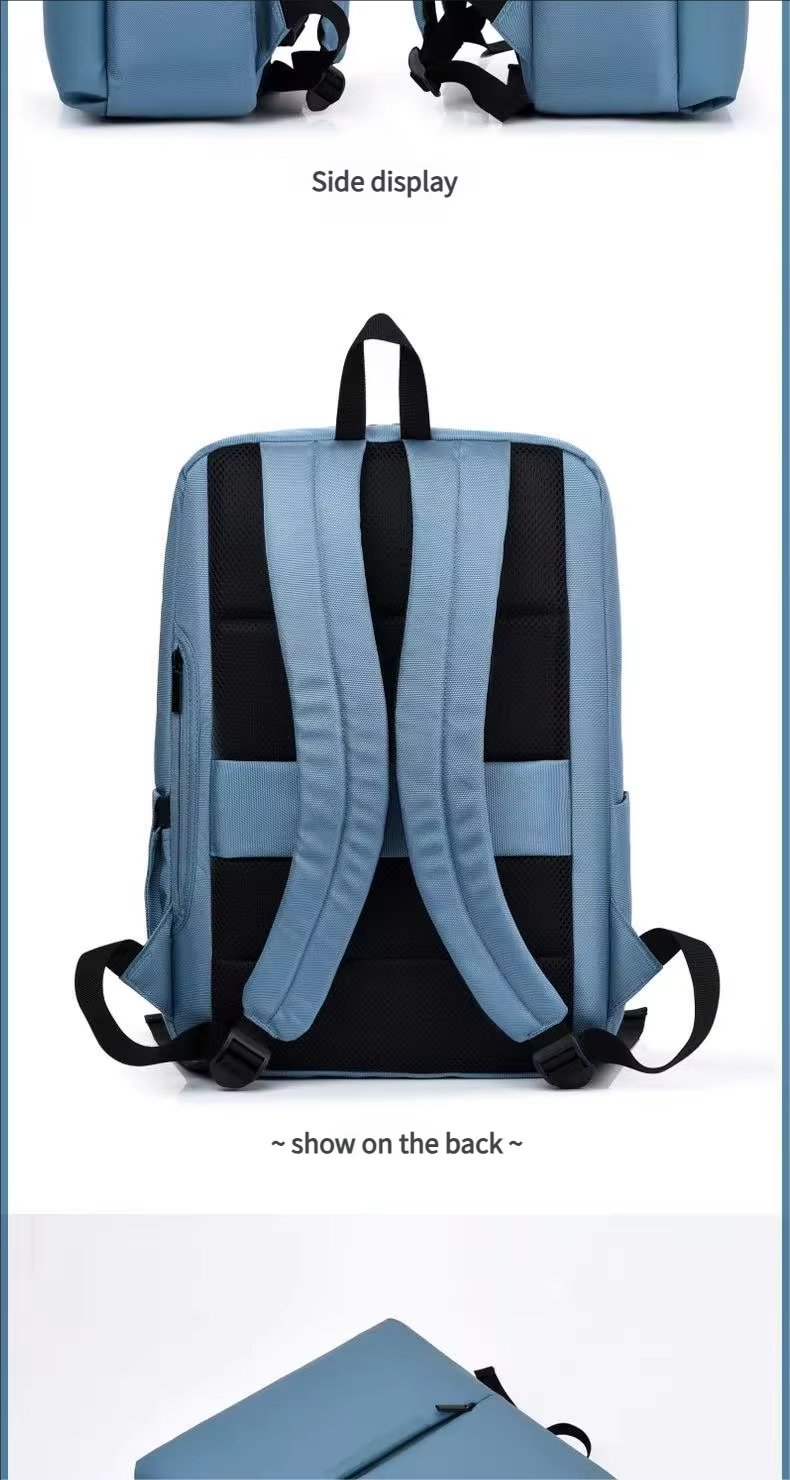 Water-Resistant Modern Business Travel School Oxford Laptop Backpack product detail