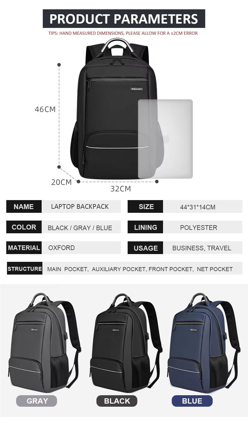 Modern School Oxford Laptop Backpack product detail
