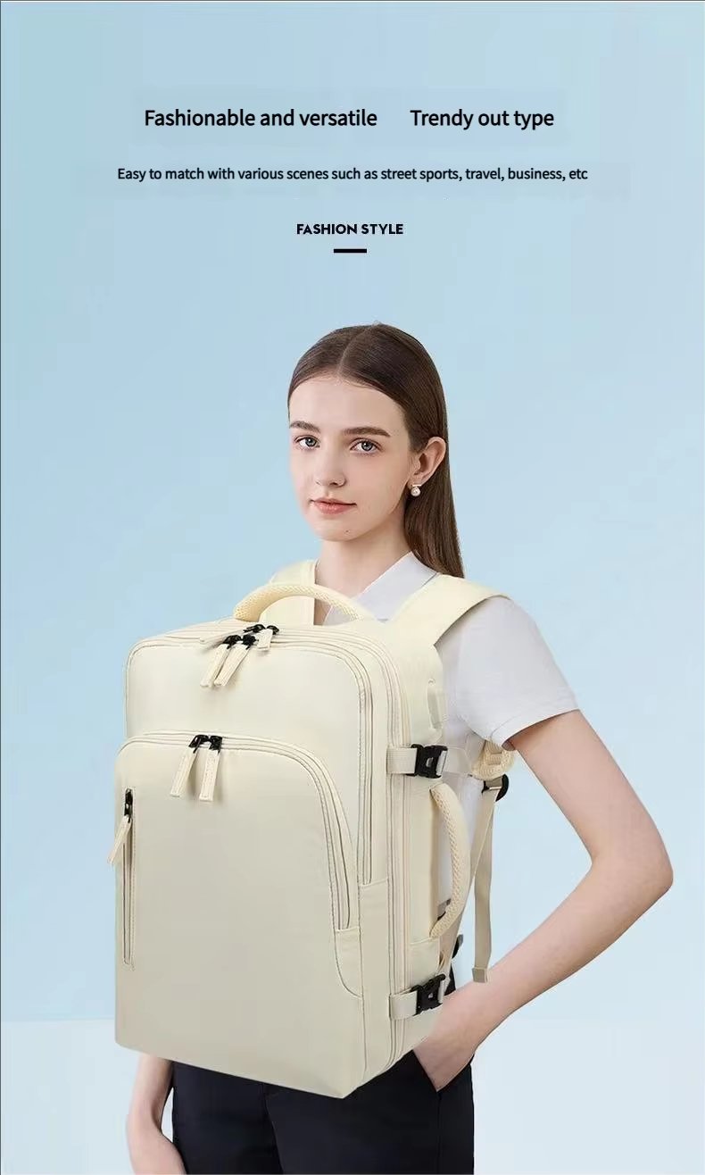 Water-Resistant Large Capacity Expandable Business Travel Oxford Laptop Backpack product detail