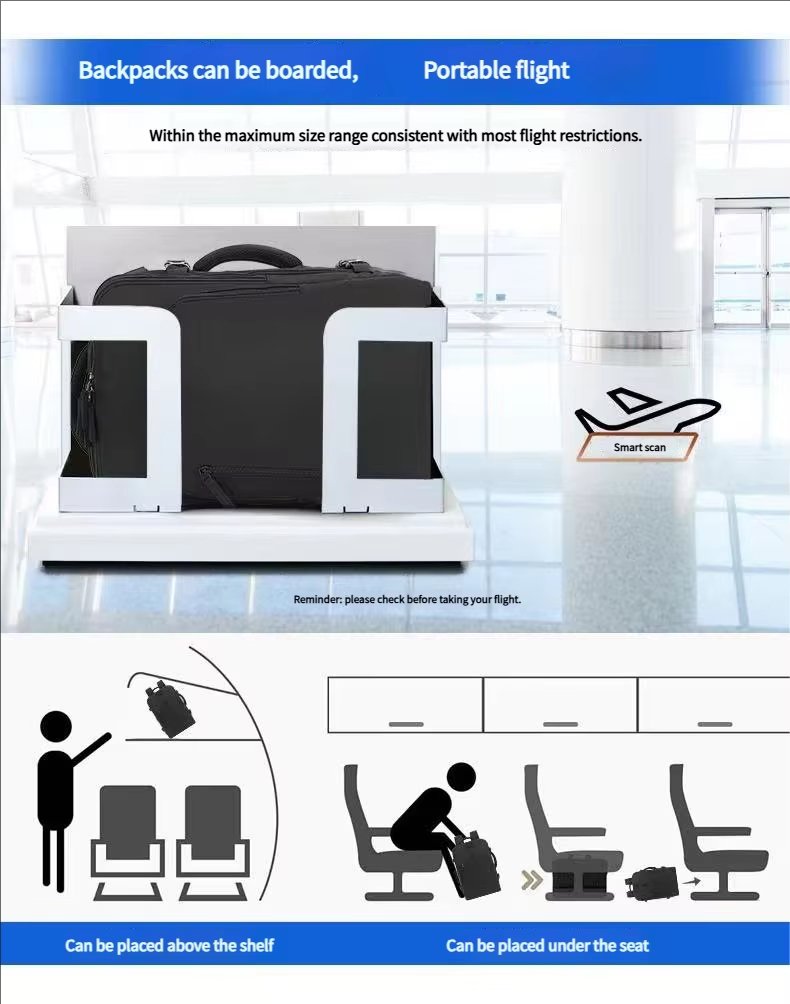 Water-Resistant Large Capacity Expandable Business Travel Oxford Laptop Backpack product detail