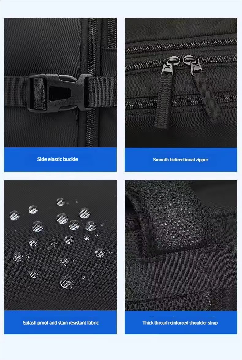 Water-Resistant Large Capacity Expandable Business Travel Oxford Laptop Backpack product detail
