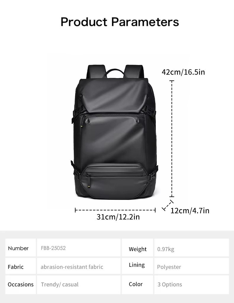 Custom Logo 2 In 1 Large Capacity Laptop Backpack with Detachable Removable Crossbody Sling Bag For Business Travel Daily Sports detail image