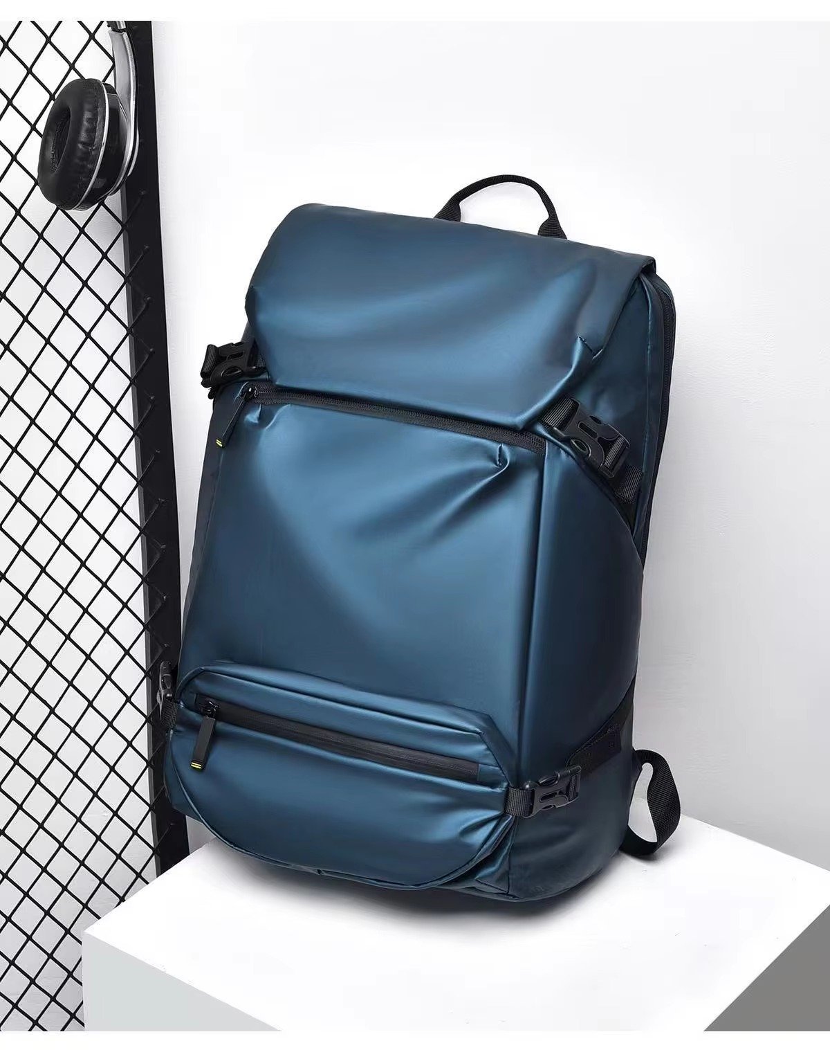Custom Logo 2 In 1 Large Capacity Laptop Backpack with Detachable Removable Crossbody Sling Bag For Business Travel Daily Sports detail image