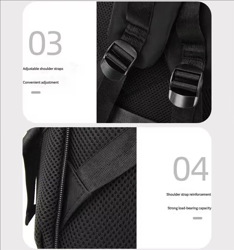 Water-Resistant Outdoor Travel School Casual Oxford Roll Top Backpack product detail