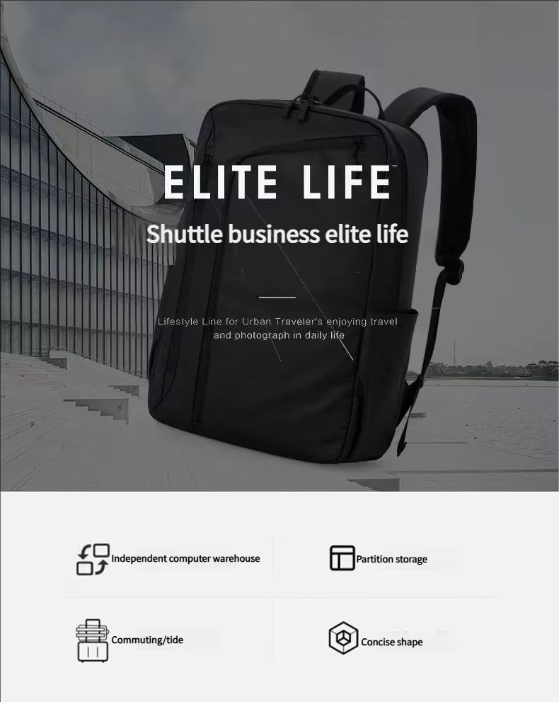 Anti-Theft Water-Resistant Large Capacity Lightweight Modern Oxford Laptop Backpack product detail