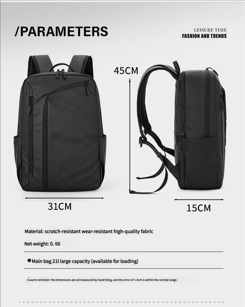 Anti-Theft Water-Resistant Large Capacity Lightweight Modern Oxford Laptop Backpack product detail