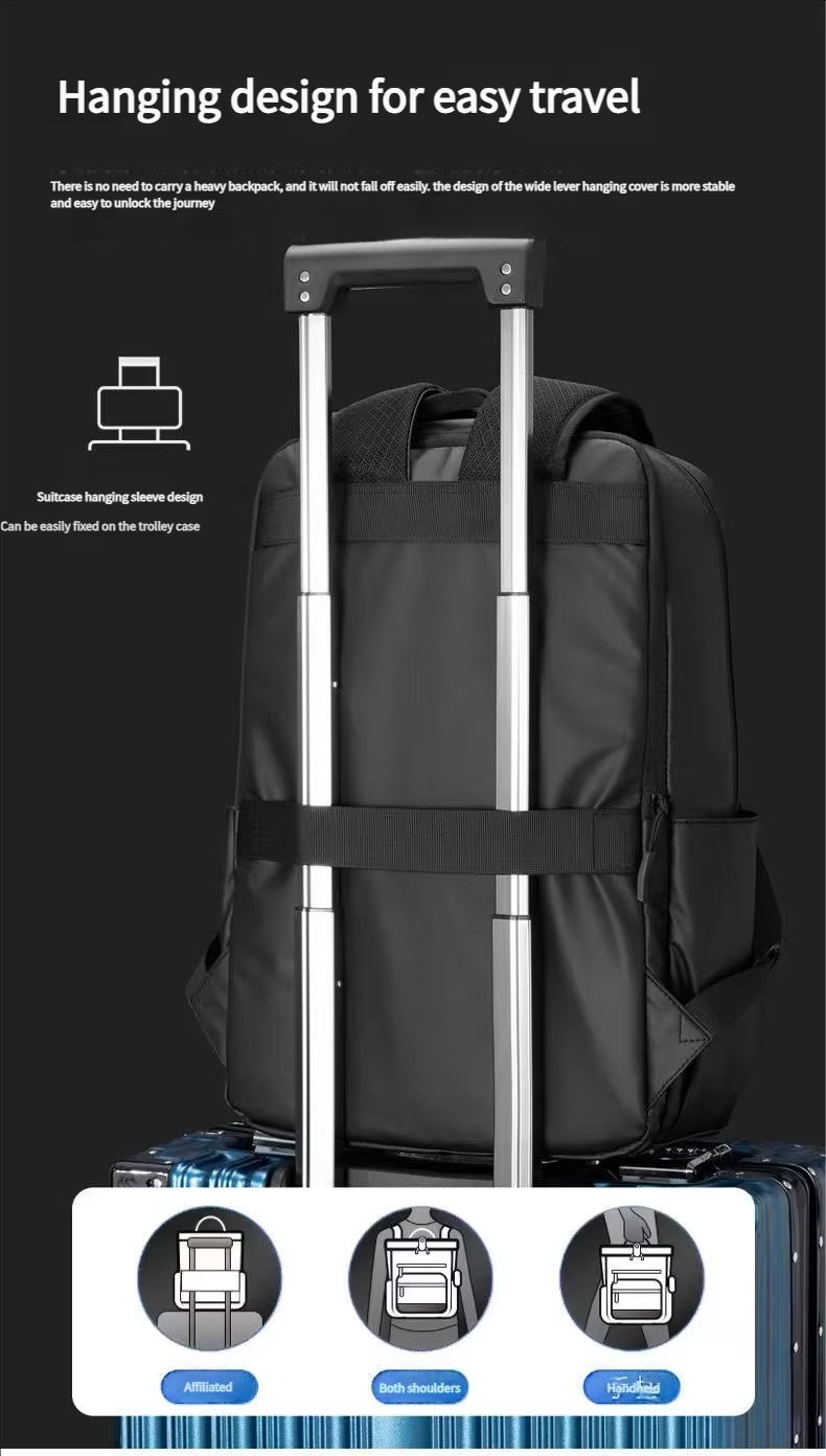Anti-Theft Water-Resistant Large Capacity Lightweight Modern Oxford Laptop Backpack product detail