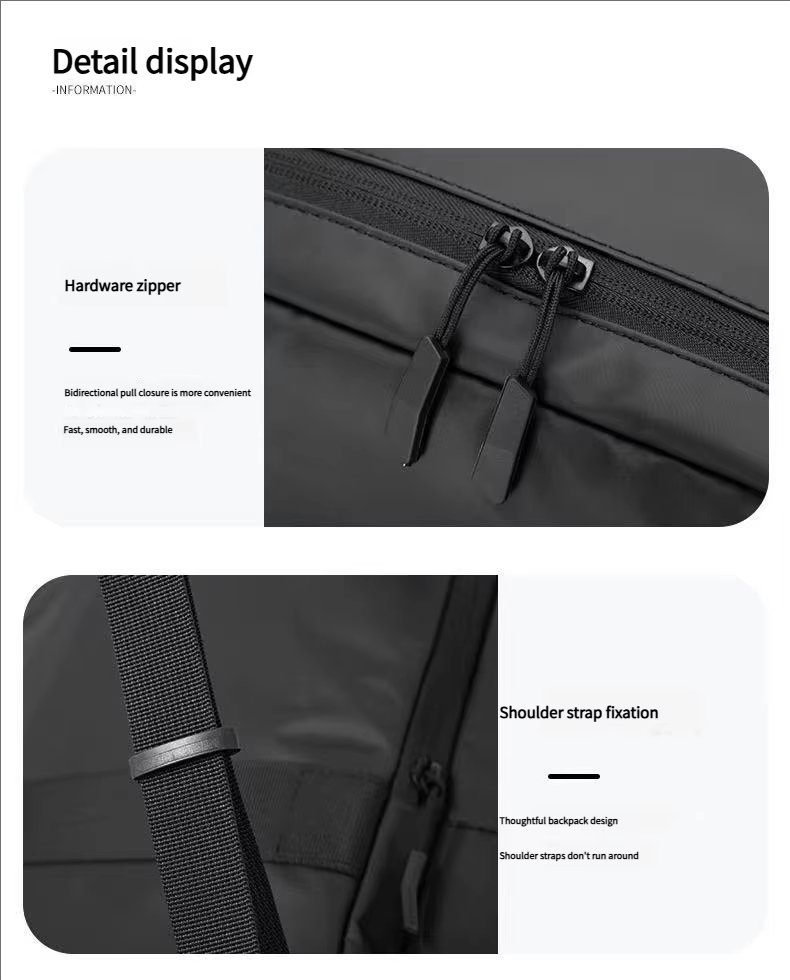 Anti-Theft Water-Resistant Large Capacity Lightweight Modern Oxford Laptop Backpack product detail
