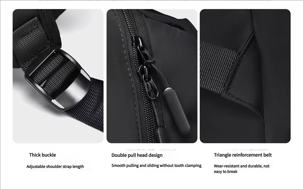 Anti-Theft Water-Resistant Large Capacity USB Business Oxford Laptop Backpack product detail