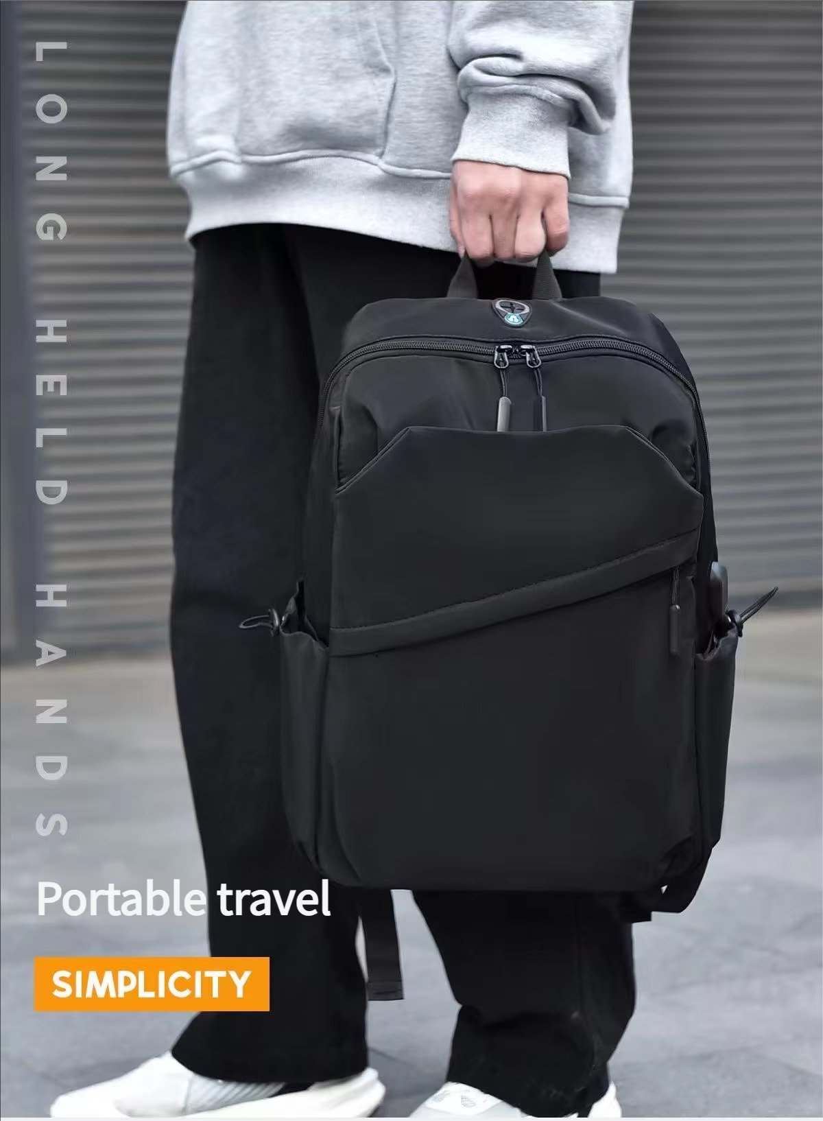 Anti-Theft Water-Resistant Large Capacity USB Business Oxford Laptop Backpack product detail