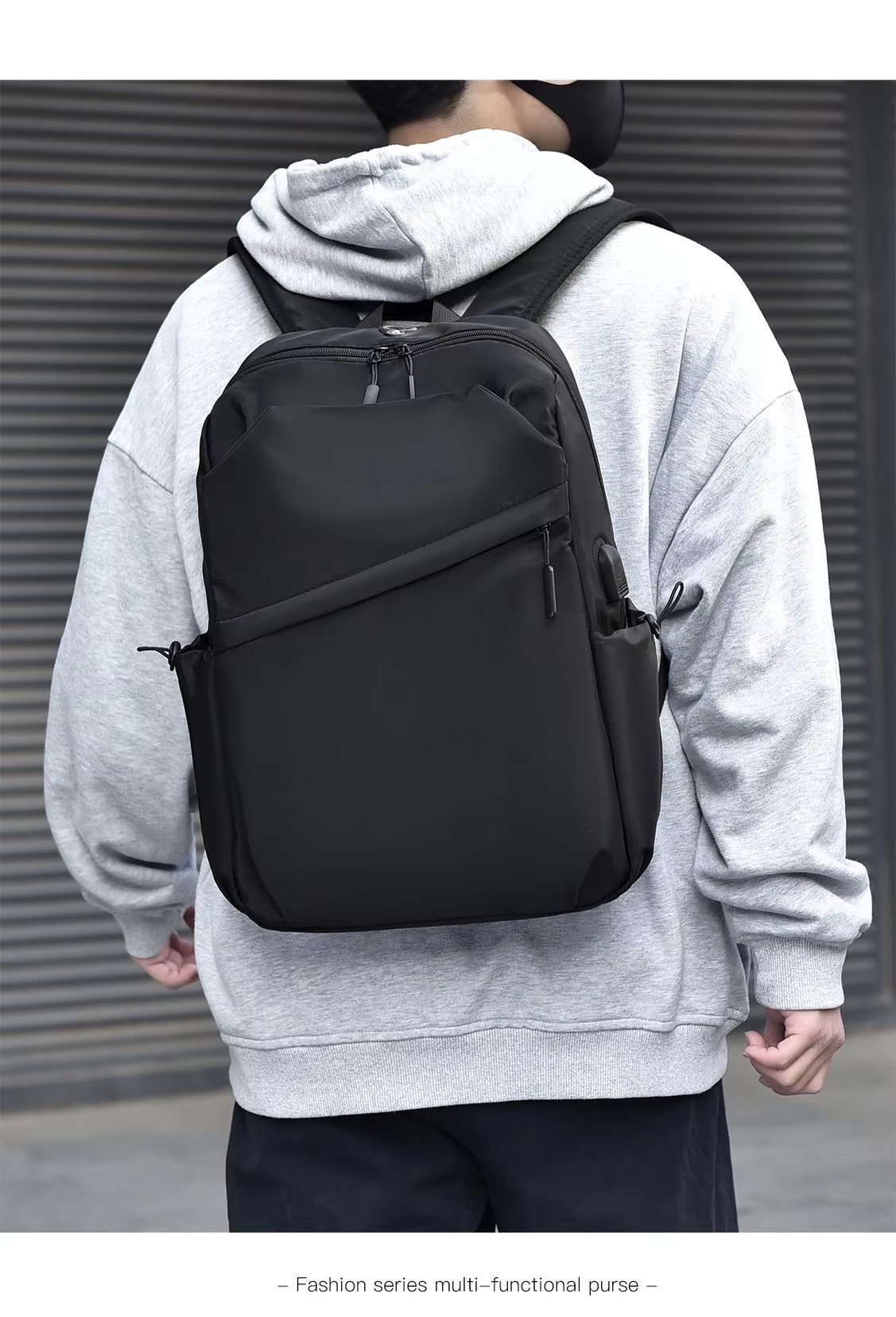 Anti-Theft Water-Resistant Large Capacity USB Business Oxford Laptop Backpack product detail