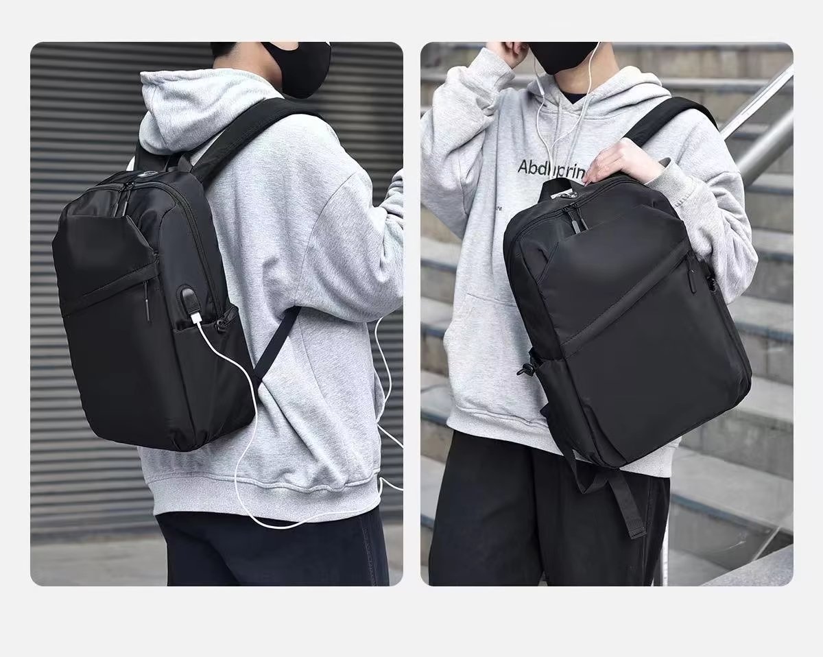 Anti-Theft Water-Resistant Large Capacity USB Business Oxford Laptop Backpack product detail