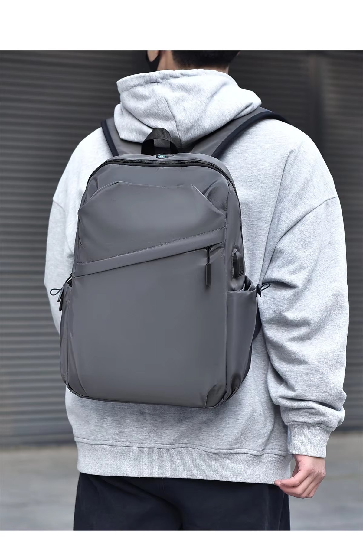 Anti-Theft Water-Resistant Large Capacity USB Business Oxford Laptop Backpack product detail