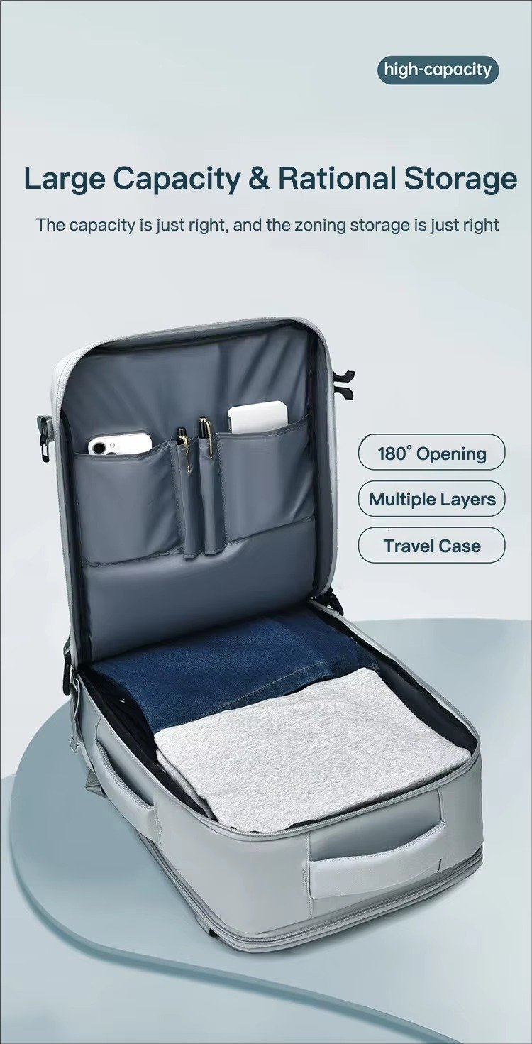 High Quality Anti-Theft Large Capacity Carry-On Laptop Backpack with Shoes Compartment For Business Travel University Students detail image