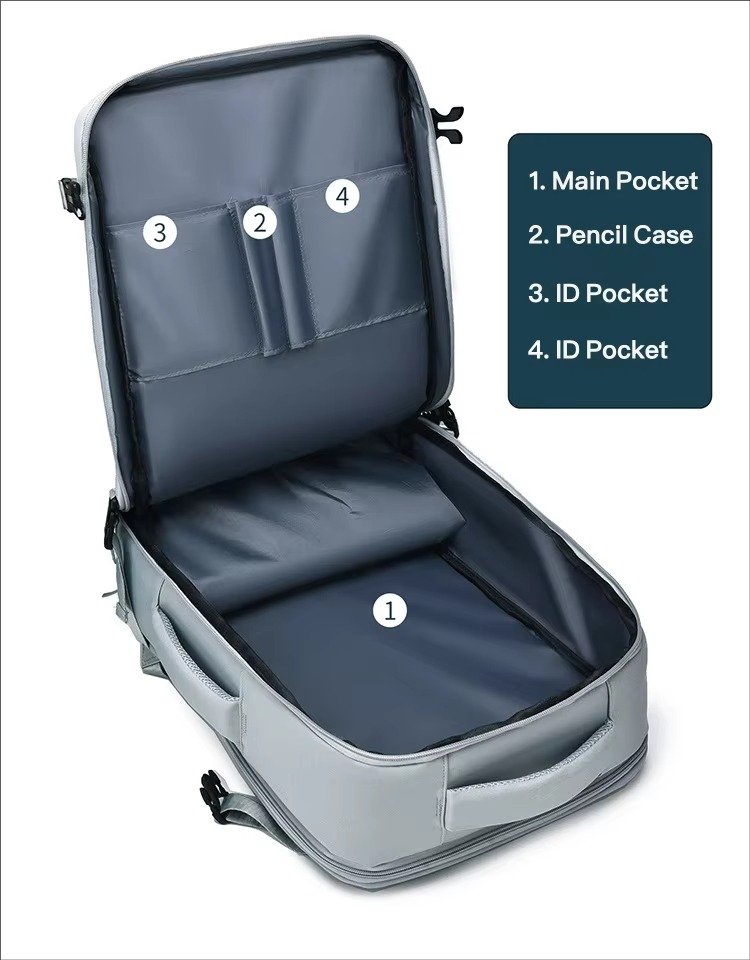 High Quality Anti-Theft Large Capacity Carry-On Laptop Backpack with Shoes Compartment For Business Travel University Students detail image