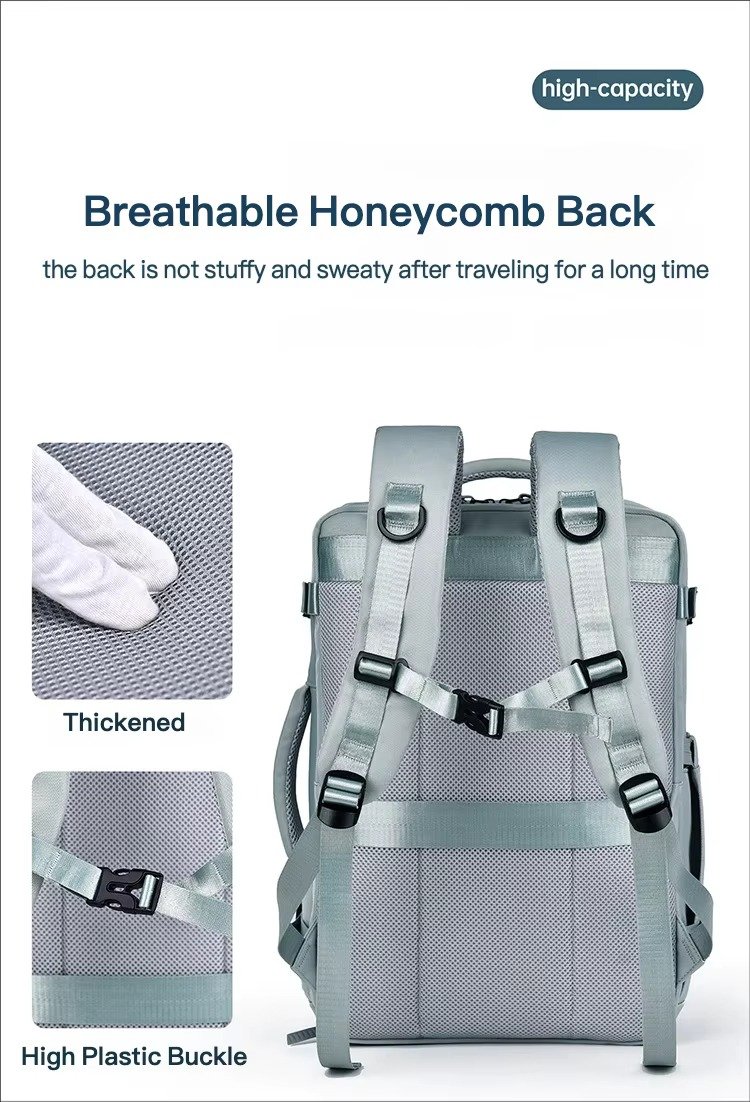 High Quality Anti-Theft Large Capacity Carry-On Laptop Backpack with Shoes Compartment For Business Travel University Students detail image