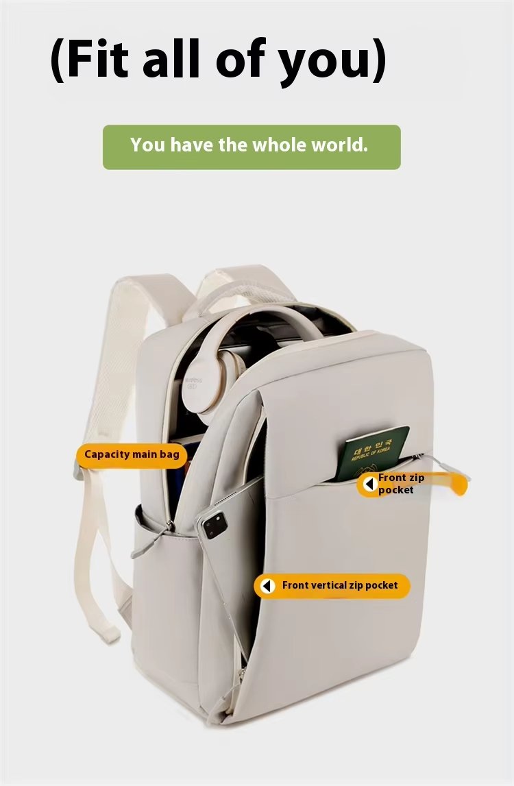 Large Capacity USB Business Travel School Oxford Laptop Backpack product detail