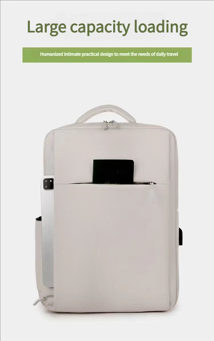 Large Capacity USB Business Travel School Oxford Laptop Backpack product detail