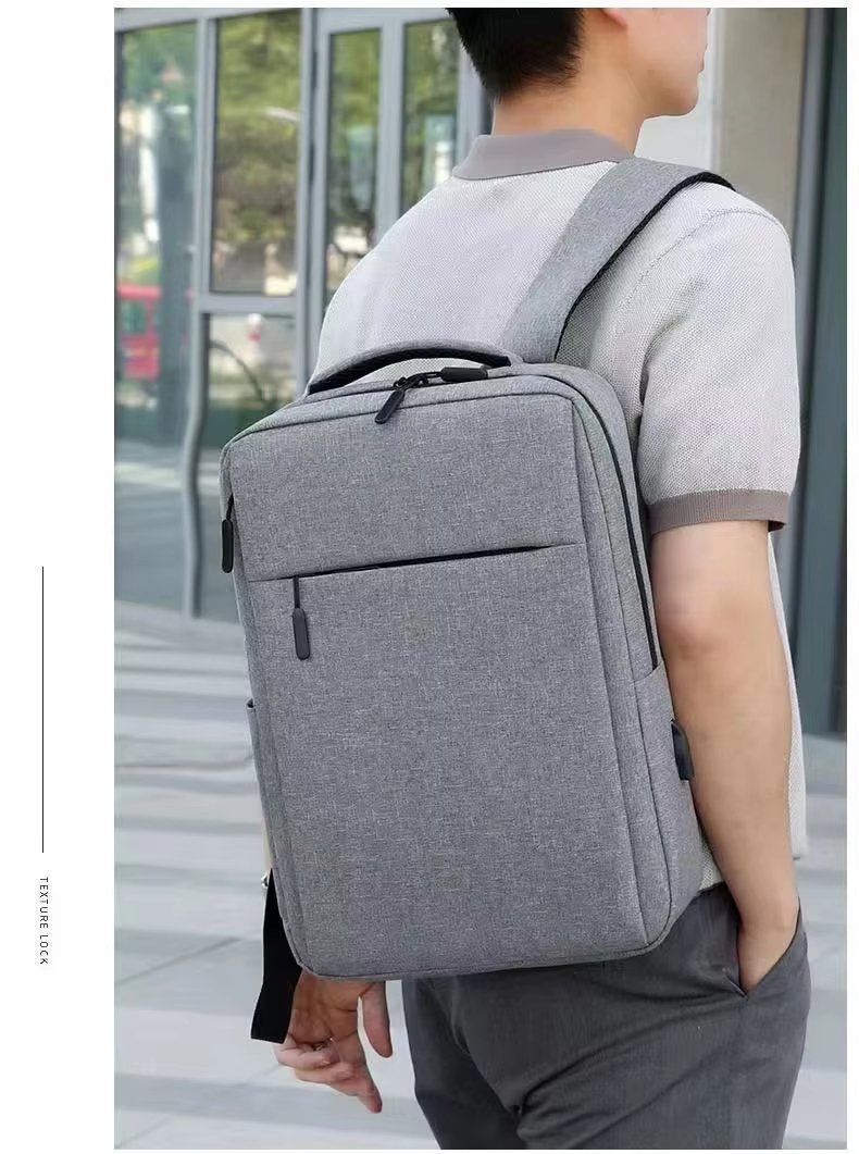Large Capacity USB Business Travel School Oxford Laptop Backpack product detail