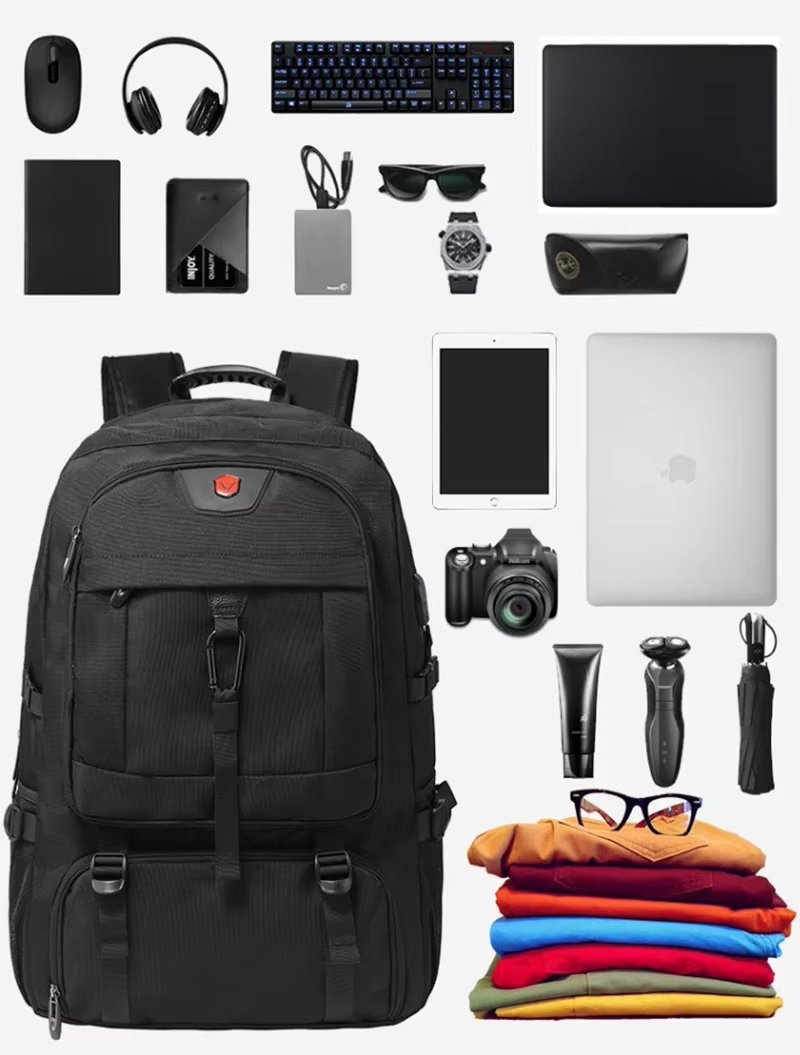 Water-Resistant Large Capacity Expandable Outdoor Business Oxford Backpack product detail
