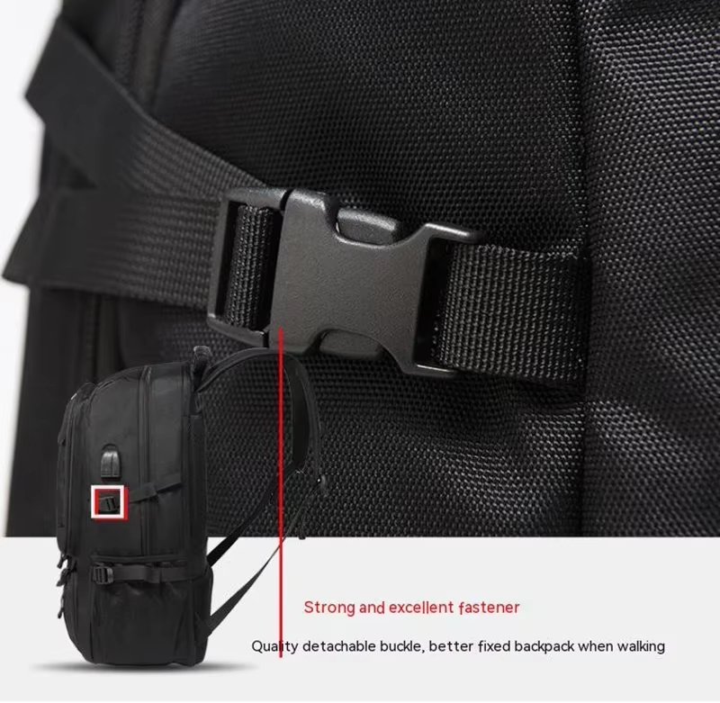 Water-Resistant Large Capacity Expandable Outdoor Business Oxford Backpack product detail