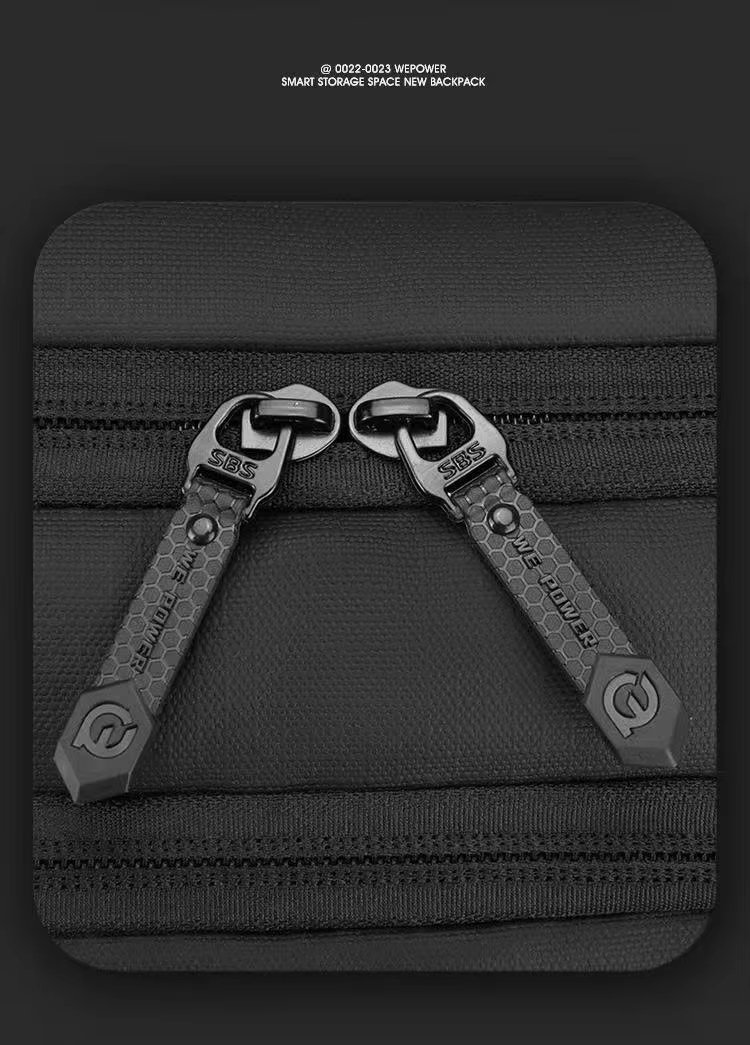 Expandable USB Business Travel Nylon Laptop Backpack product detail