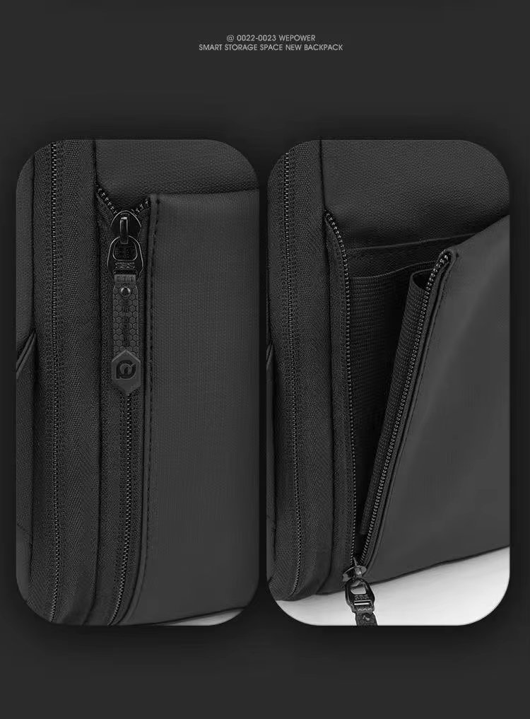 Expandable USB Business Travel Nylon Laptop Backpack product detail