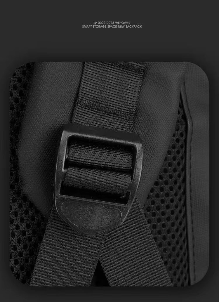 Expandable USB Business Travel Nylon Laptop Backpack product detail
